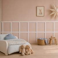 Panel Dinding Wainscoting PS Anti Air Anti Rayap Profil Berkualitas Tinggi Alternatif Kayu Harga Pabrik Langsung untuk Dekorasi Dinding Rumah