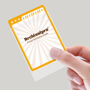 Buste Protettive Trasparenti in PP 15PT-180PT per <span class=keywords><strong>Carte</strong></span> Collezionabili e Porta <span class=keywords><strong>Carte</strong></span> con Caricamento dall'Alto per <span class=keywords><strong>Carte</strong></span> Sportive e da Gioco - Product Image 2