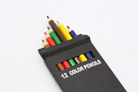 Ensemble de crayons de couleur de haute qualité, multicolores, 12 pièces, non toxiques, certifiés respectueux de l'environnement, pour la peinture sur bois des enfants