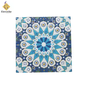 Carreaux d'art en céramique, 150x150mm, couleur émaillée, gaufrage, motif marocain unique