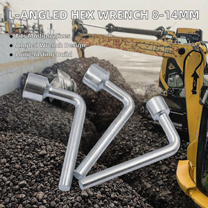 14mm DIY OEM Carbon Steel L-Angled Hex Socket Wrench - Product Image 2