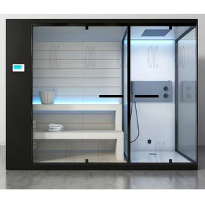 Modern Outdoor Sauna Turkish Shower Far Infrared Wasmo Dry Indoor Sauna Steam Cabinet Modular Sauna Shower Cabin <strong>Salt</strong> <strong>Therapy</strong> - Product Image 2