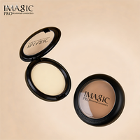 Harga Pabrik IMAGIC Oil Control Face Powder 4 Warna Bedak Padat Matte untuk Kulit Berminyak Tahan Lama dengan Kantong Beludru
