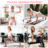 HSM Workout Ensemble d'haltères en acier inoxydable pour la maison, haltères réglables
