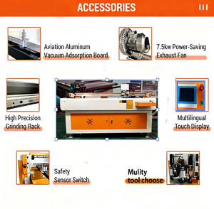 Cutter à lame vibrante CCD haute précision avec roue de rainurage pour carton, papier ondulé, mousse EVA, tissu <span class=keywords><strong>non</strong></span> tissé, feutre - Product Image 5