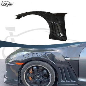 Spoiler en fibre de carbone Style TS Kit de carrosserie pour Nissan GTR R35 2017-2024 2018 2019 Accessoire de <span class=keywords><strong>r</strong></span>églage - Product Image 1