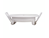 Einrastbare Runde Wandplatte mit ABS ROHS Material 1-fach Kabelmanagement-Abdeckung Hergestellt in China (Marke Zowie Modell AAF-123Z)