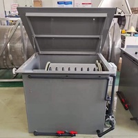 Filtre à tambour rotatif NATIN PP Shell NTR-30, débit de 30 m³/h, 220V/380V, pour bassins piscicoles et systèmes RAS (eau douce et eau de mer)