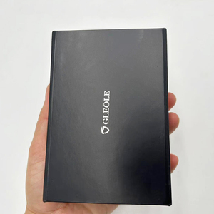 OEM Custom Luxury Mini <b>Boxes</b> Sturdy Matt <b>Black</b> 3C Luxury UV Logo Gift Packaging Magnetic Folding Box for Socks Embossing - Product Image 2