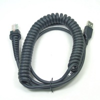 Cable USB CBL-500-300-S00 de Cobre Puro de 3 Metros y 5V para Escáner de Código de Barras Honeywell 1200g 1250g 1300g 1900g