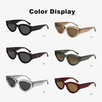 Lunettes de soleil écologiques en bio-acétate polarisées, haut de gamme, durables, de luxe, pour le marché européen, lunettes de soleil tendance