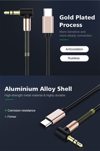USB C a 3,5mm Audio Aux <span class=keywords><strong>Jack</strong></span> <span class=keywords><strong>Cable</strong></span> 1,5 m Tipo C a 3,5mm Auriculares <span class=keywords><strong>Jack</strong></span> Hi-Fi Calidad de sonido Adaptador de auriculares para estéreo de coche - Product Image 4