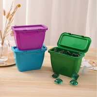 Conteneur de dosettes de détergent à lessive rectangle vide boîte d'emballage en plastique à l'épreuve des enfants pot de stockage de recharge personnalisé pour capsule de lavage