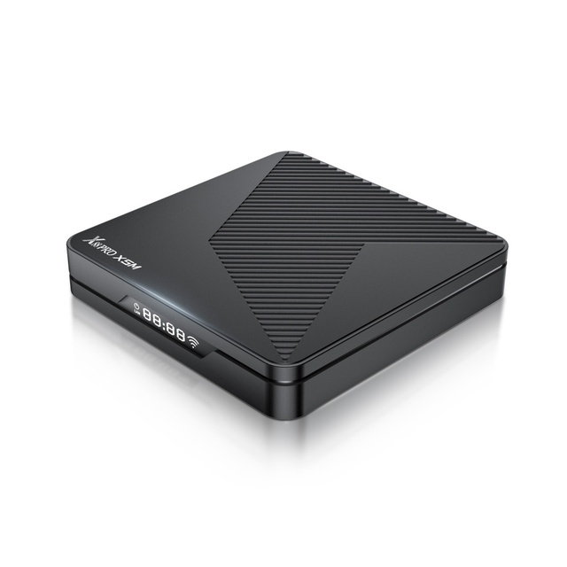 X88 Pro X5M Android 14 TV Box Amlogic S905X5M 4GB RAM 64GB ROM 4K Stream Ai ATV Smart Android TV Box with Voice Remote