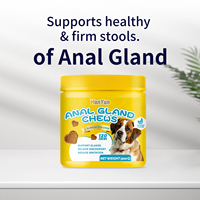Friandises à mâcher pour animaux de compagnie à prix d'usine, complément alimentaire pour les glandes anales, avec de la citrouille pour les chiens, favorisant la santé des glandes anales et la fonction intestinale