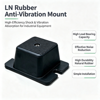 Bloc d'amortissement flexible en caoutchouc anti-bruit LIVA LN, support anti-vibration pour climatiseur industriel monté au sol, tour de refroidissement