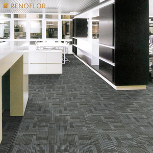 Thiết kế sang trọng văn phòng nhà sử dụng thảm gạch 50x50 PVC ủng hộ đệm Polypropylene sàn thảm gạch - Product Image 2