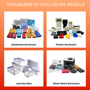 Chia nhôm đùn bao vây tùy chỉnh nhôm hồ sơ trường hợp cho các hệ thống truyền thông - Product Image 4