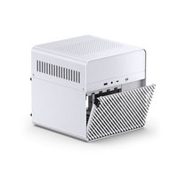Boîtier PC NAS Mini-ITX JONSBO N2 en aluminium et acier, format tour moyenne, avec ports USB, support pour 4 disques durs, alimentation ATX, stockage de bureau