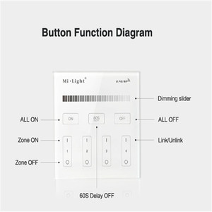 Mi Light MiBOXER — variateur de luminosité avec télécommande B1, contrôle à Distance de 30m, 4 zones de luminosité, panneau tactile intelligent, télécommande LED - Product Image 5