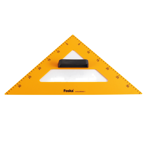Reglas triangulares de plástico para enseñanza escolar, 40cm, con mango extraíble - Product Image 1