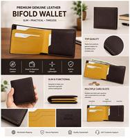 Dompet Kulit Asli Full Grain Terlaris untuk Penggunaan Sehari-hari dan Perjalanan dengan Harga Terbaik