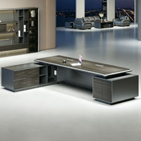 Bureau de direction pour PDG, table de bureau minimaliste et moderne, style de direction luxueux, qualité haut de gamme
