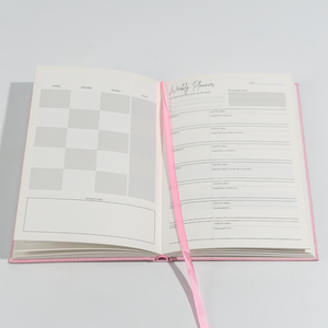 Custom A5 Linen Hardcover Daily Prayer Journal Affirmation Gratitude Self-Care Planner Manifestation Notebook Printed Prayer - Product Image 3
