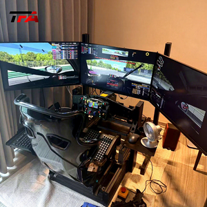 Volante de Carreras para Juegos, Compatible con Cabina de Simulación Completa, Configuración Completa para Simulación de Conducción - Product Image 6