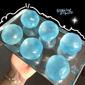 Balle en gelée arc-en-ciel à l'huile de coco, jouet sensoriel anti-stress, cadeau amusant pour fête d'anniversaire, soulagement de l'anxiété - Product Image 1