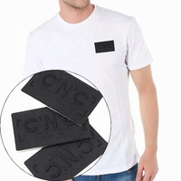 En gros Personnalisé 3D Lettres Nom Logo TPU En Relief Fer sur Patchs pour Vêtements