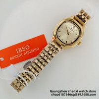 Jam Tangan Wanita IBSO Aibisino Langsung dari Pabrik, Mewah Ringan, Retro Kecil, Trendi, Fashion, Quartz, Baja Anti Karat, Tahan Air 30M