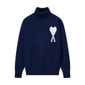 <span class=keywords><strong>Pull</strong></span> jacquard surdimensionné Gaoke, <span class=keywords><strong>col</strong></span> haut, automne/hiver, nouveau <span class=keywords><strong>pull</strong></span> en tricot décontracté pour hommes et femmes - Product Image 5