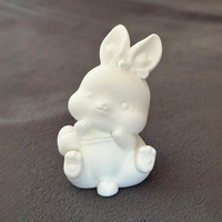 Kit de peinture DIY en plastique pour peindre vos propres statues, figurines en plastique imprimées en 3D non peintes, cadeau de fête pour adultes