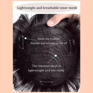 Perruque pour <span class=keywords><strong>homme</strong></span>, postiche capillaire naturel, invisible et sans couture, avec mécanisme de coiffage arrière, pour un look élégant - Product Image 3