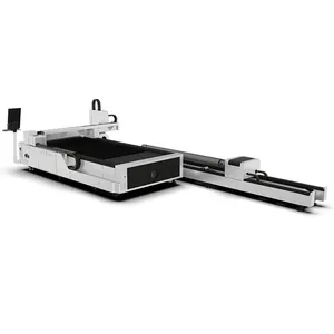 LONGHUA Machine de découpe Laser de Fiber de tôle Cnc, Machine de découpe intégrée de plaque et de Tube de Table unique