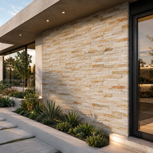Modern Faux Stone Wall Cladding 3D Decorative Big Slab Artificial <b>Granite</b> Look Panel for Interior Exterior Hotel - Product Image 6