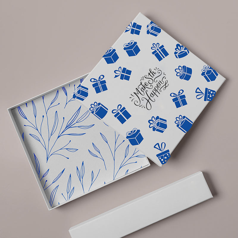 Boîte avec fond et couvercle