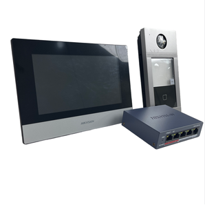 Kit Videocitofonico IP Hikvision DS-KIS604-S(C) per Villa con App Hik-Connect, Sistema Citofonico PoE con Scheda Hikvision Global - Product Image 4