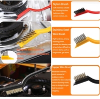 Brosse de nettoyage 9 pièces à poils durs ensemble de brosses de nettoyage pour cuisine salle de bain toilette coulis bouteille Gap fenêtre pistes
