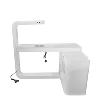 Table à ongles portable moderne en bois avec ventilateur et dépoussiéreur, table de manucure, mobilier de salon, bureau pour technicien des ongles avec lampe