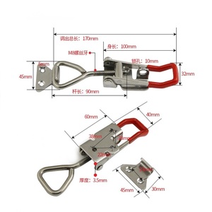 Hebilla ajustable directa de fábrica 4003 Tipo de pestillo Abrazadera rápida 4003 con orificio de bloqueo Sin opciones de orificio de bloqueo - Product Image 5