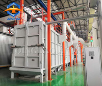 Cabine de peinture en poudre à haute efficacité contrôlée par PLC ATHI, four de cuisson, chambre en aluminium et acier inoxydable pour l'automobile