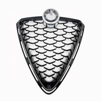 Grille de pare-chocs avant supérieure, numéro de pièce 156180584 156180586, style chromé carbone noir pour Alfa Romeo STELVIO 2024