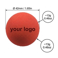 Balle de golf d'entraînement en mousse EVA personnalisable avec logo, 42 mm, éponge souple, pour entraînement en intérieur, multicolore, vente en gros OEM pour événements et cadeaux