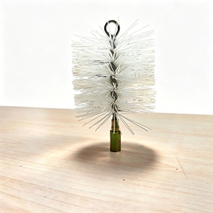 Brosse à <span class=keywords><strong>cheminée</strong></span> en nylon à tête ronde de 110 mm, connexion filetée, pour un nettoyage en douceur des cheminées et des tuyaux - Product Image 4