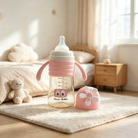 2025 300ml biberon bébé à col large haute capacité anti-colique sans BPA pour les nouveau-nés
