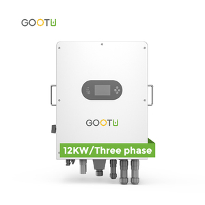 GOOTU เครื่องแปลงไฟฟ้าบริสุทธิ์แบบไซน์เวฟ IP65 8KW 10KW 12KW แรงดันต่ำ 3 เฟส ระบบไฮบริดพลังงานแสงอาทิตย์ พร้อม WiFi และตัวควบคุมการชาร์จพลังงานแสงอาทิตย์แบบ MPPT - Product Image 1