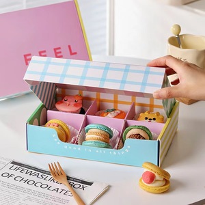 Emballage alimentaire de cadeau de biscuit de luxe personnalisé de forêts boîte d'emballage de papier de beignet de biscuit sucré avec échantillon gratuit de logo - Product Image 4