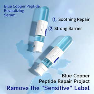 Suero de Péptidos de Cobre Azul GHK-Cu de Alta Calidad al por Mayor, Repara <span class=keywords><strong>la</strong></span> Barrera Cutánea, Reduce el Enrojecimiento, Cuidado de <span class=keywords><strong>la</strong></span> <span class=keywords><strong>Piel</strong></span> Sensible, Set de 16x5ml - Product Image 2